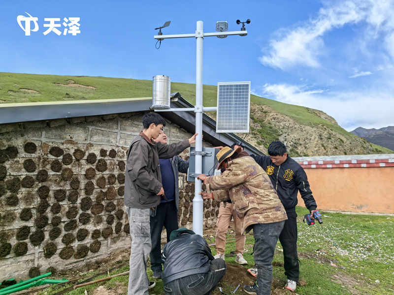 四川區域自動氣象站安裝案例